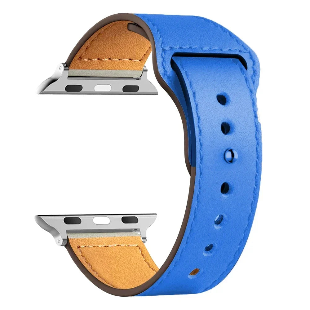 Leather Bands For Apple watch strap Ultra 49mm 46MM 44mm 40mm 38mm/42mm sport bracelet iWatch series 10 9 8 7 3 5 6 se 41mm/45mm