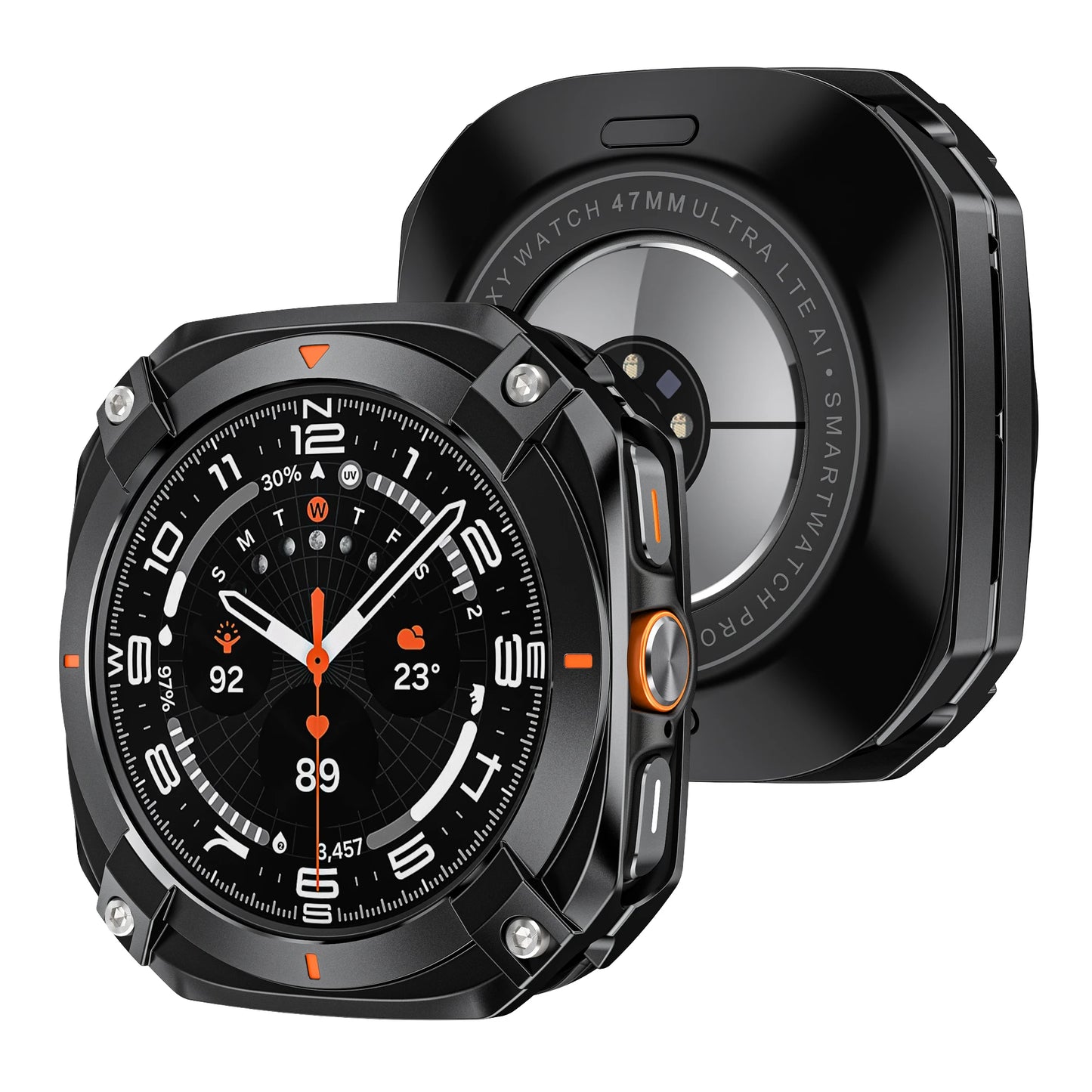 Aluminium Alloy Metal Bumper for Samsung Galaxy Ultra Watch 7 Ultra 47mm Protective Case Cover for Samsung Galaxy Watch Ultra
