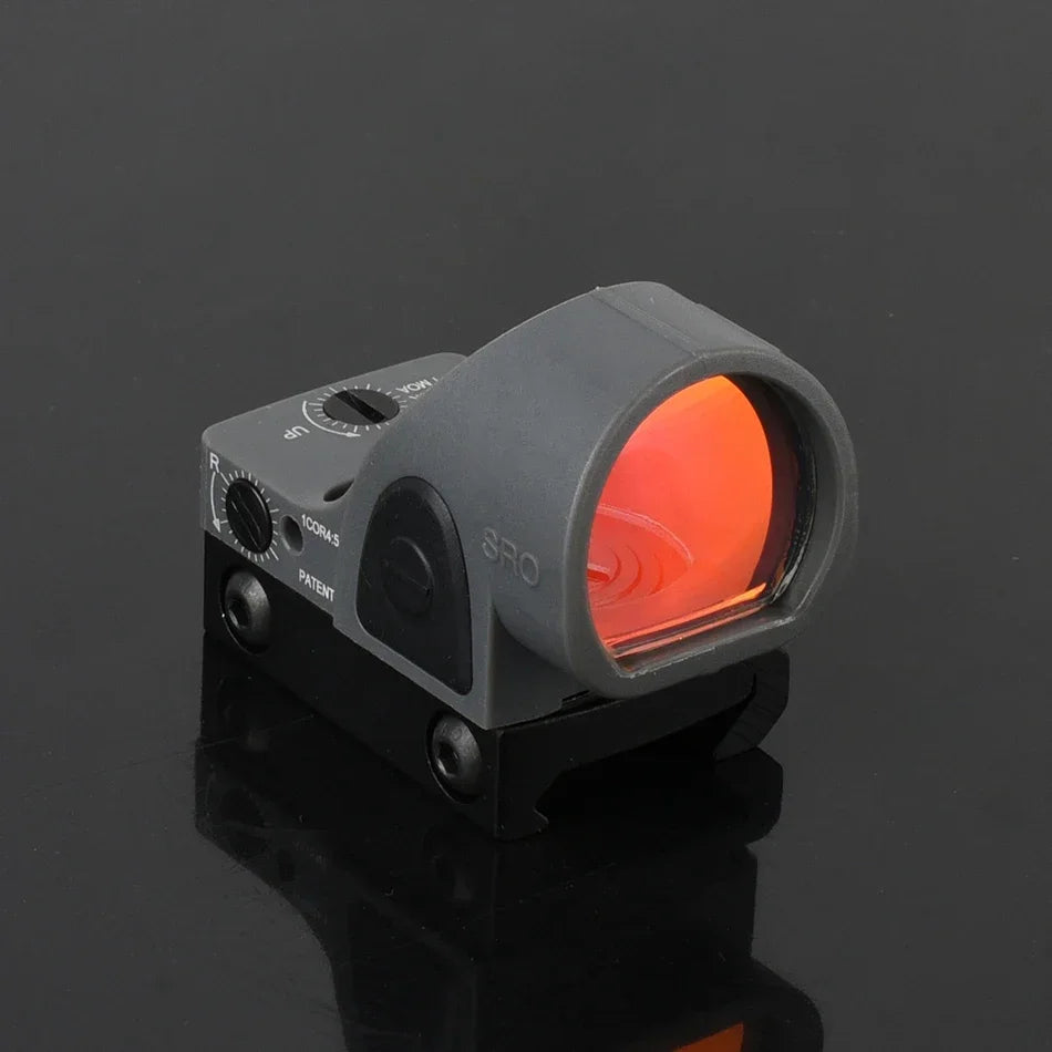 Mini SRO Red Dot Sight RMR Tactical Reflection Pistol Rifle Scope Reflex Optical Airsoft Sight Fit 20mm Weaver Rail