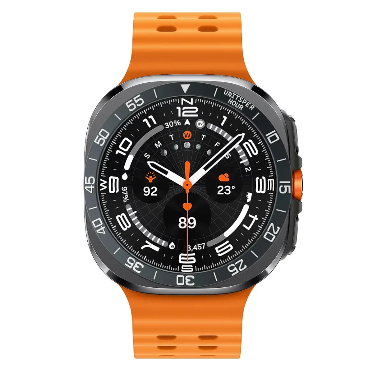 Metal Cover Bezel Ring Case For Samsung Galaxy Watch 7 Ultra 47mm SmartWatch Protector Case Steel Frame Shell Bumper Accessories
