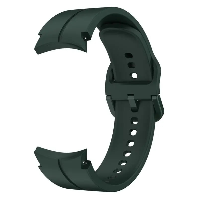 Watchstrap For Samsung Galaxy Watch FE 40mm Hinking Official Green Silicone Accessories for Galaxy Watch 4 5 6 7 40mm 44mm Band