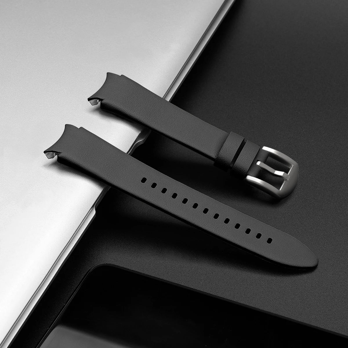 Genuine Leather Band For Samsung Galaxy Watch 4 classic 46mm 6 Classic 43mm 44mm 5 pro 40mm Bracelet correa Galaxy Watch 6 strap