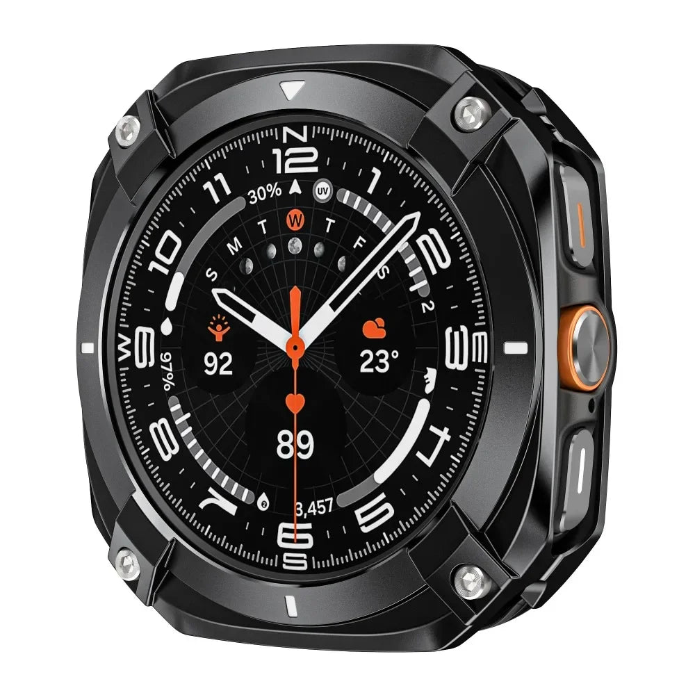 Luxury Aluminium Case for Samsung Galaxy Ultra Watch Ultra 47mm Metal Cover Screen Protector for Samsung Galaxy 7 Ultra 47mm
