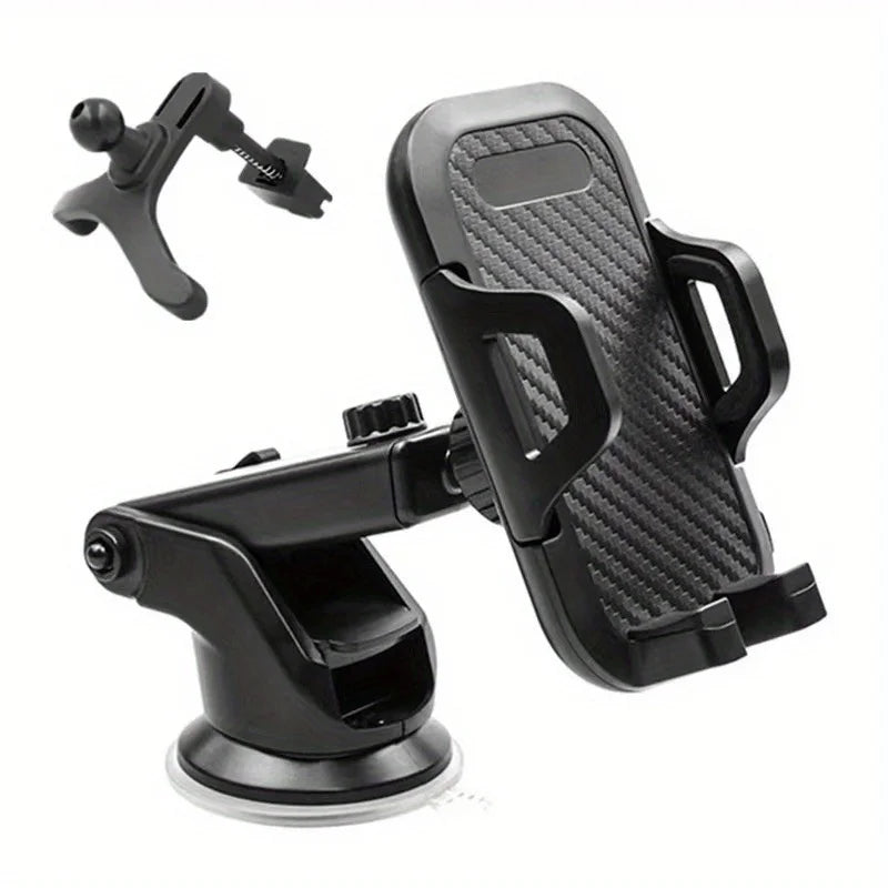 Universal car phone holder - featuring a retractable and foldable design to enhance the driving experience