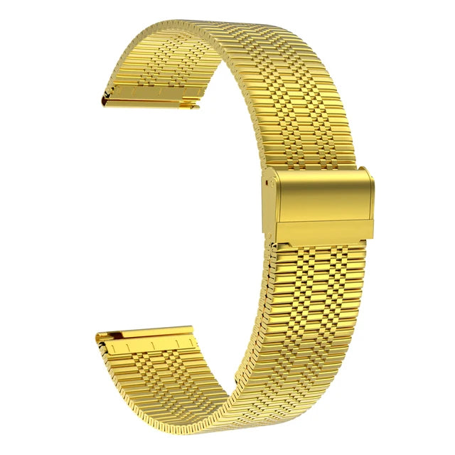 18mm 22mm 20mm Watch Band For Samsung Galaxy Watch 7/6/5/4/3 40mm 44mm S3 Active2 Huawei Watch GT4 GT3 Gt2e Stainless Steel Band