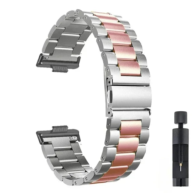 Stainless Steel Strap For Huawei Watch Fit 3 Bracelet Metal Band Replacement Wristband For Huawei Watch Fit 2 Smartwatch Corrrea