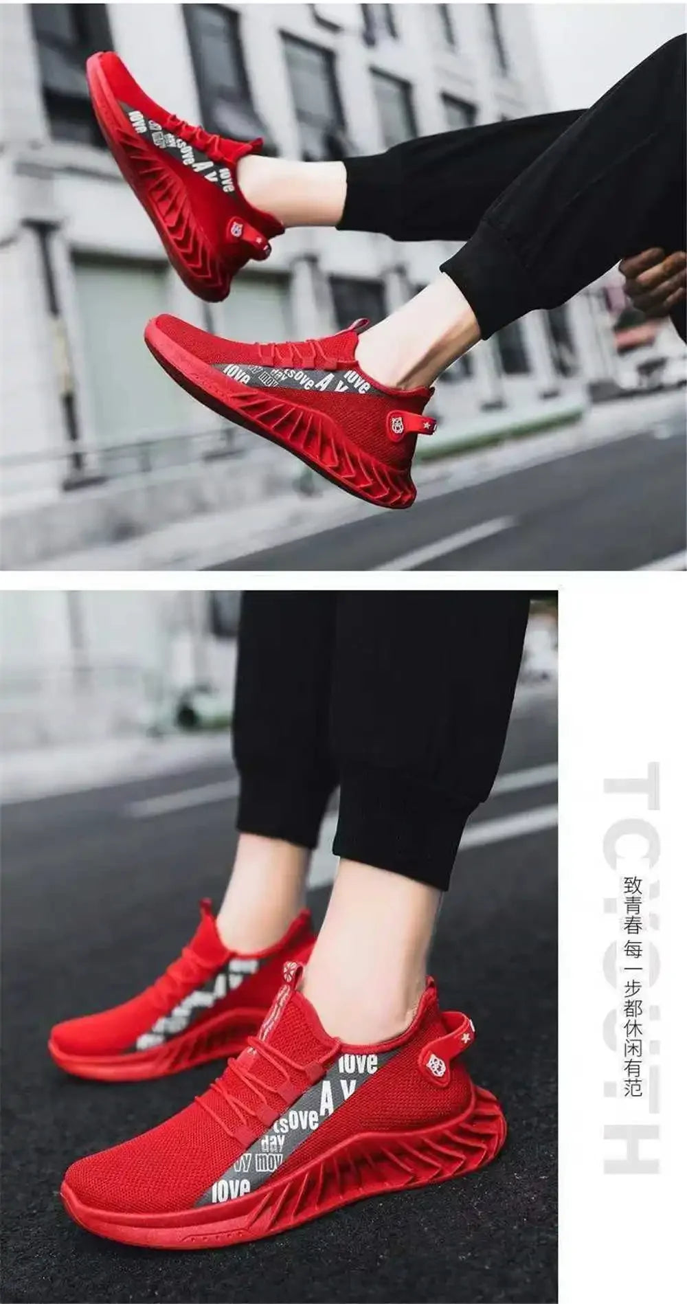 Size 41 Knitting Goods For Tourism Casual Gray Man Sneakers Large Size 49 Shoes Sports Tenks Krasofka Tenids Super Deals