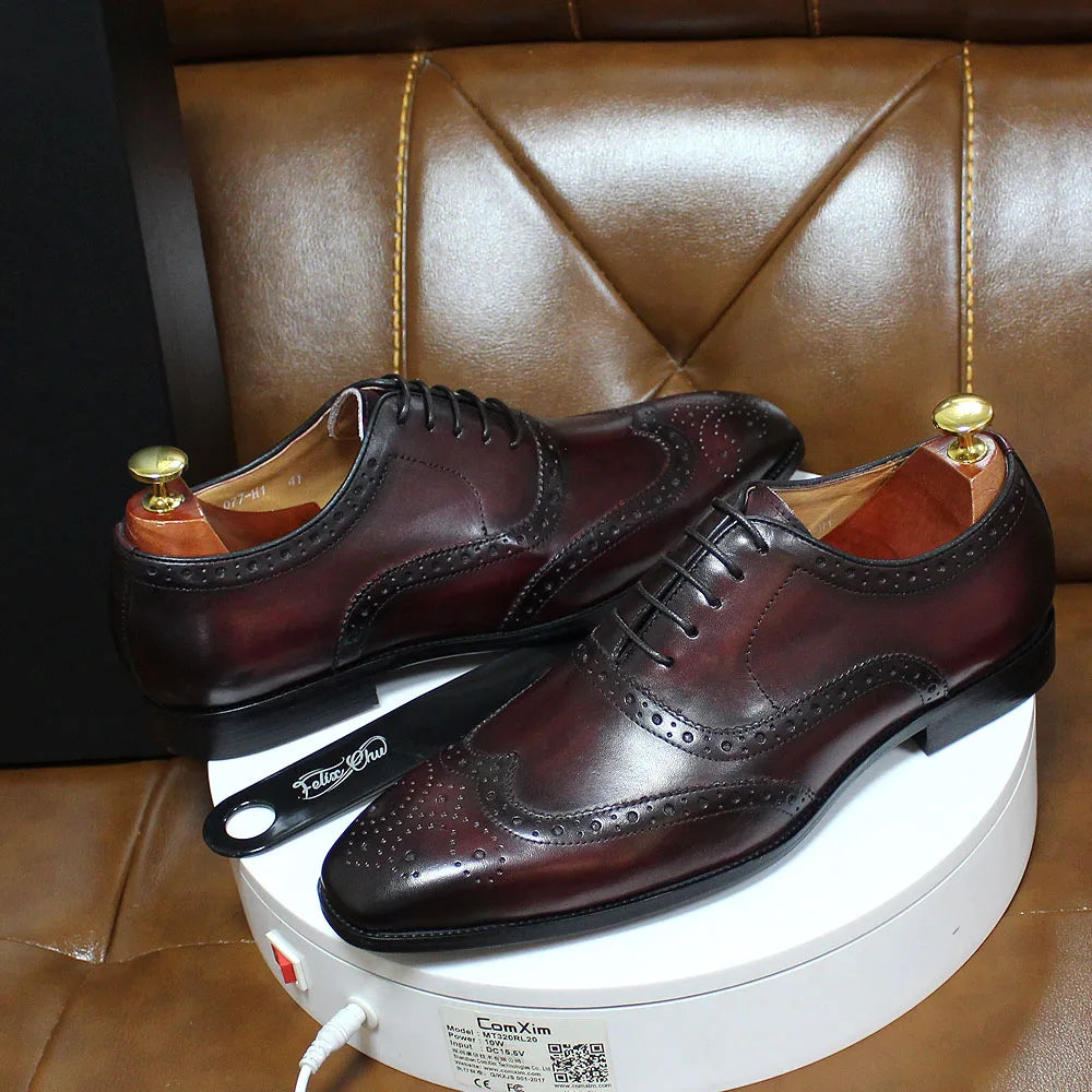 Men's Oxford Genuine Leather Dress Shoes