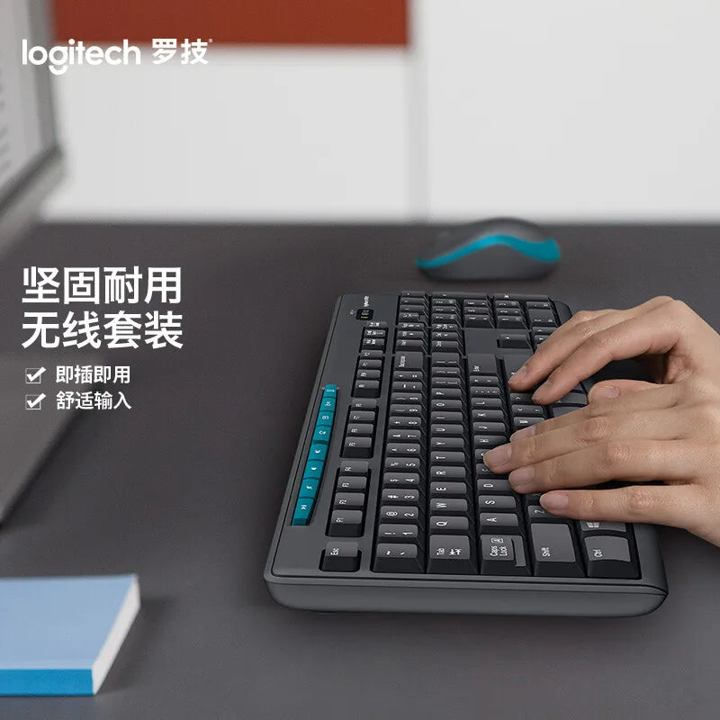 Logitech Mk270 1000dpi Optoelectronic Wireless Keyboard Mouse Combos Set Mk275 Desktop Keyboard And Mouse Set For Home Office