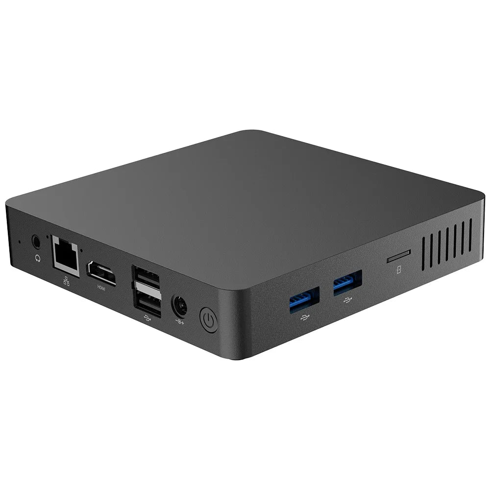 SOYO M2 Mini PC Intel Celeron N3350 CPU 6G RAM 64G M.2 SSD HDMI+VGA USB3.0 Win10Pro Desktop Portable Computer WiFi Bluetooth 4.2