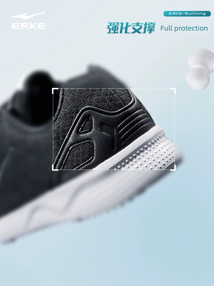 Hongxing Erke Spring and Summer Men's Shock-Absorbing Black Sneaker