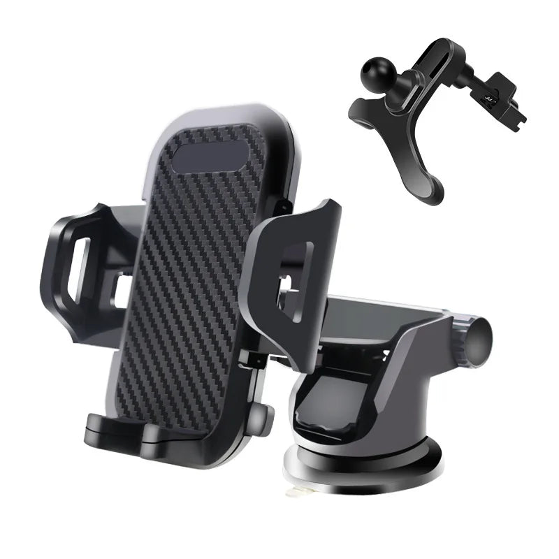 3-IN-1 Dashboard Windshield Air Vent Holder for Car, Automobile Cell Phone Accessories, Auto Cellphone Support Fit All IPhone