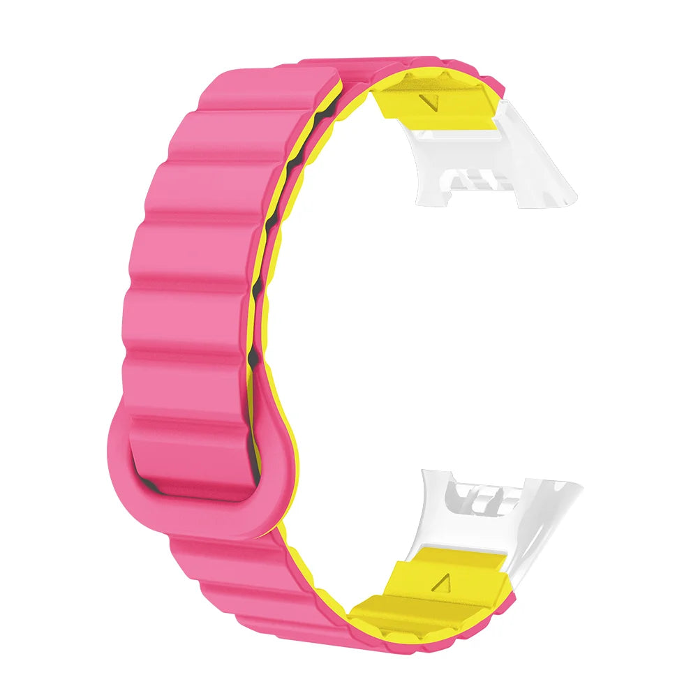 Watch Strap For XIaoMi Smart Watch Band 7 Pro Magnetic Silicone Soft Quick Release Lightweight Two-colors Head Clasp Man Woman