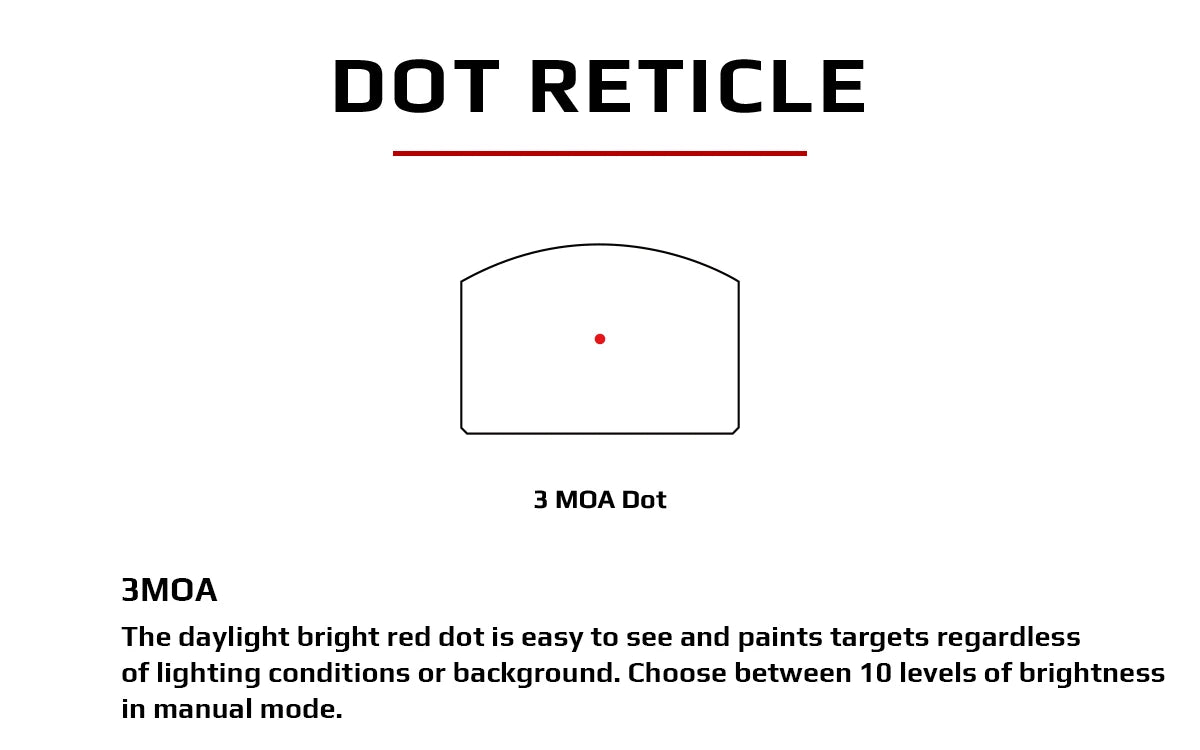 Vector Optics Frenzy 1x17x24 Red Dot Sight With Docter/RMR Footprint 3MOA Dot IPX6 Water Proof For Glock 17 19 Taurus Pistol