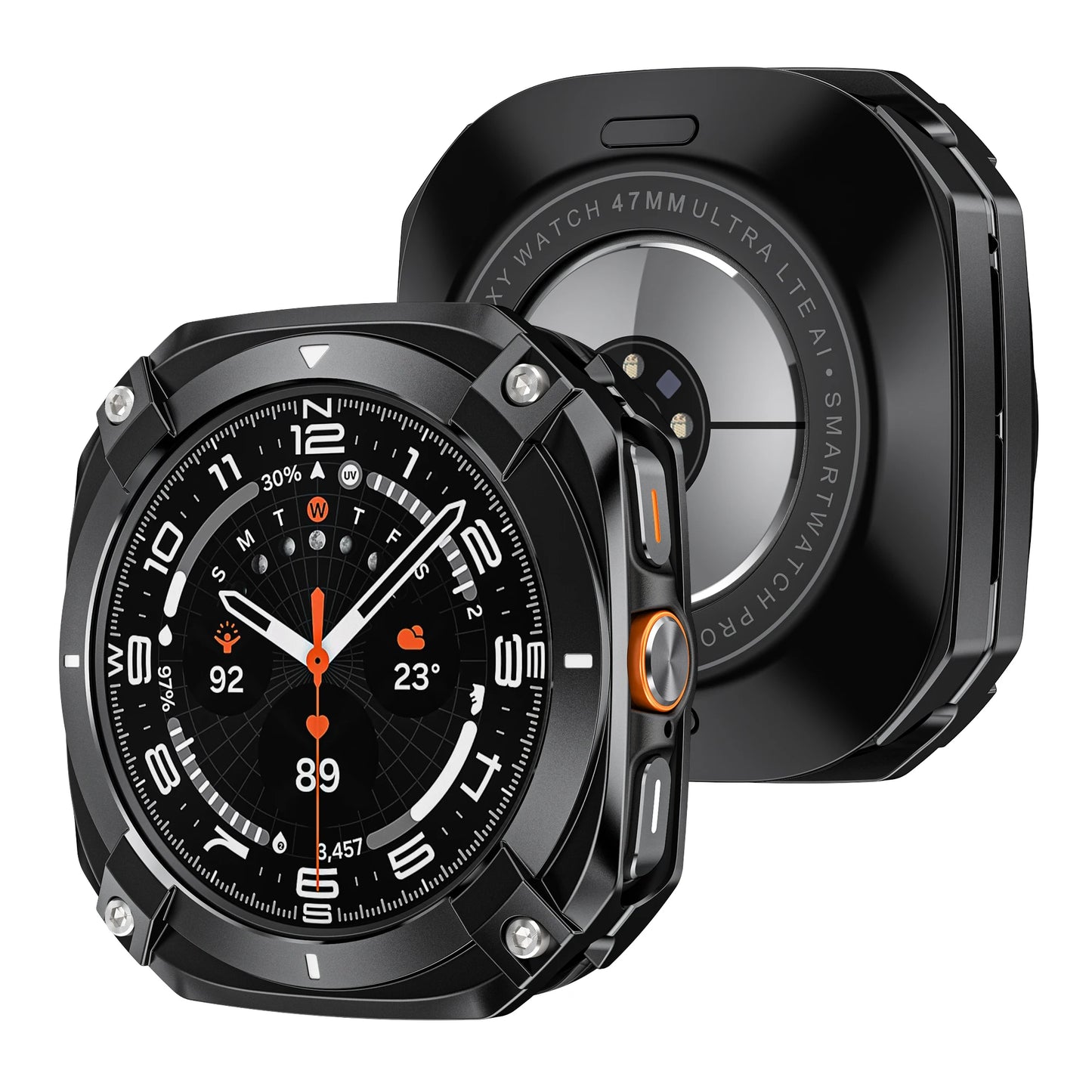 Aluminium Alloy Metal Bumper for Samsung Galaxy Ultra Watch 7 Ultra 47mm Protective Case Cover for Samsung Galaxy Watch Ultra