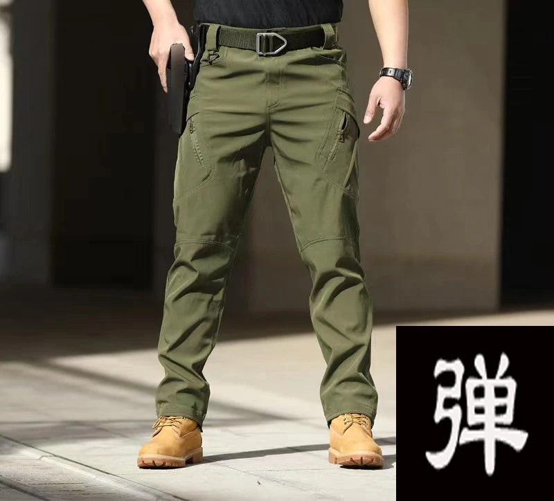 Men's M-5XL Autumn Spring Fall Elastic Camping Hiking Trekking Finshing Hunting Pants Outdoor Cycling Tranning Cargo Trousers