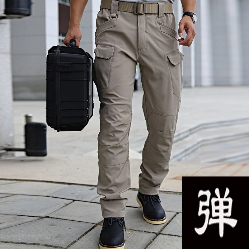 Men's M-5XL Autumn Spring Fall Elastic Camping Hiking Trekking Finshing Hunting Pants Outdoor Cycling Tranning Cargo Trousers
