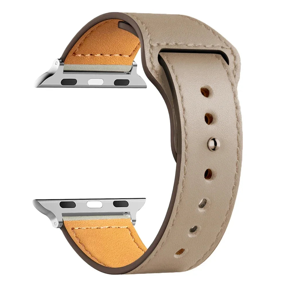 Leather Bands For Apple watch strap Ultra 49mm 46MM 44mm 40mm 38mm/42mm sport bracelet iWatch series 10 9 8 7 3 5 6 se 41mm/45mm