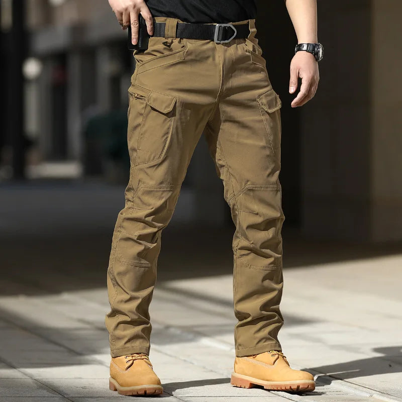 Men City Casual Tactical Hiking Cargo Waterproof Pants