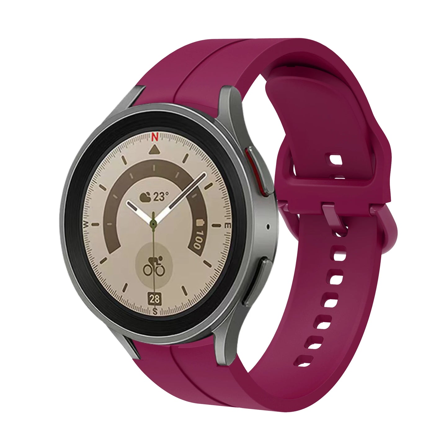 Silicone strap For Samsung Galaxy watch 7 6 5 4 40mm 44mm 45mm Original replacement band For Watch 6 4 Classic 43mm 47mm 46mm