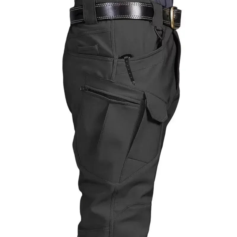Mens Tactical Cargo Pants Climbing Hiking Camping Fishing Hunting Elastic Trousers Quick Dry Trekking Sports