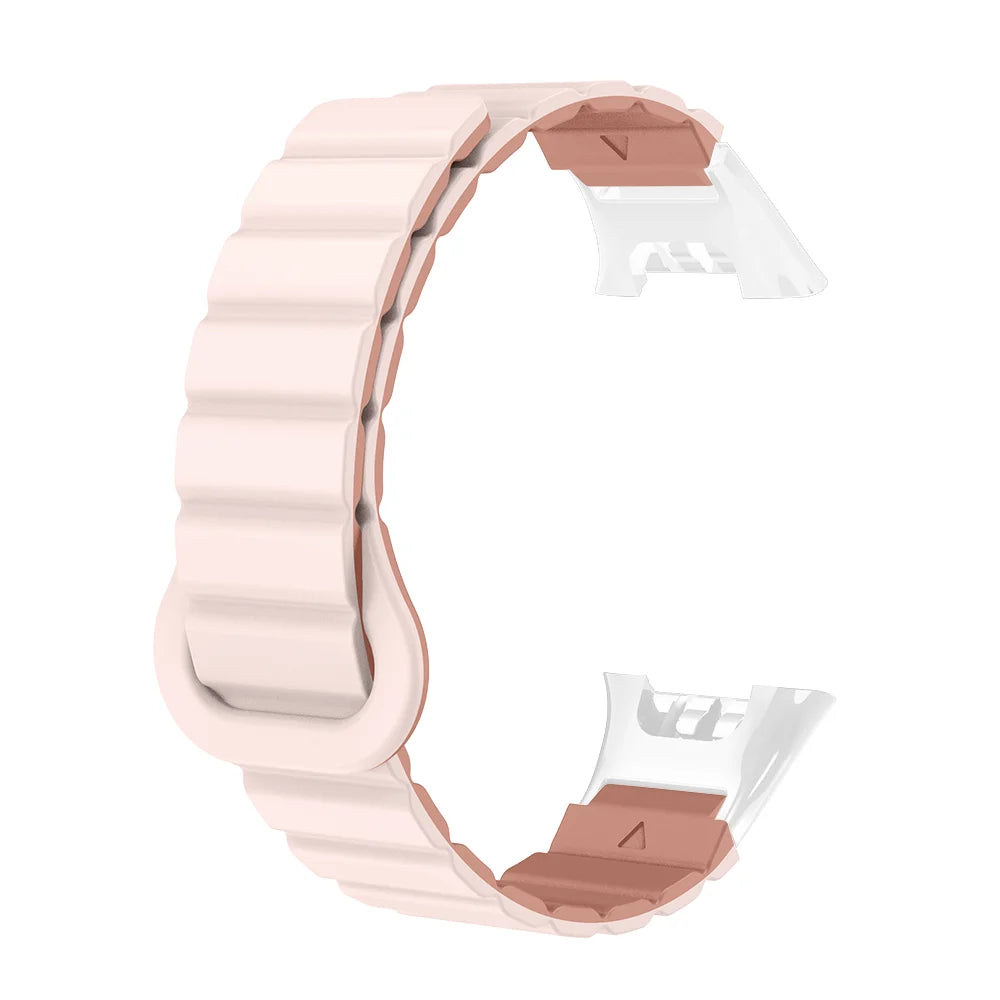 Watch Strap For XIaoMi Smart Watch Band 7 Pro Magnetic Silicone Soft Quick Release Lightweight Two-colors Head Clasp Man Woman