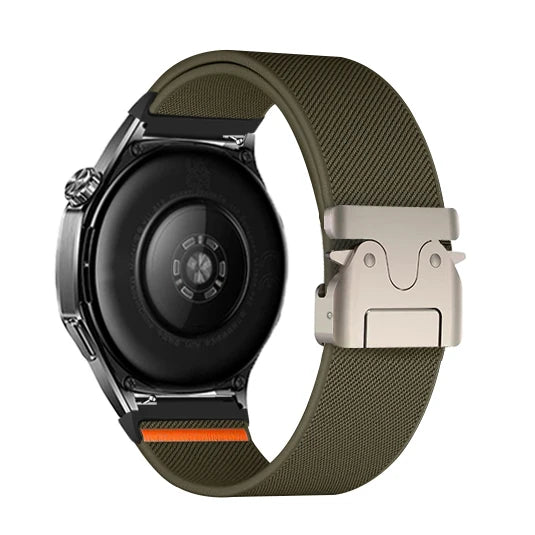 20mm 22mm Elastic Strap for Samsung Galaxy Watch 7 6 5 4 40mm 44mm 6Classic 47mm Nylon Band for Huawei Watch GT5 4Pro 3 Bracelet