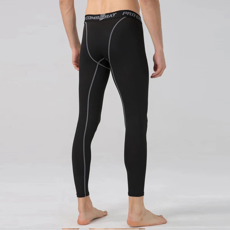 New Compression Pants Leggings Men Running Sport Quick Dry Pants Fitness Training Trousers Male Workout Clothing