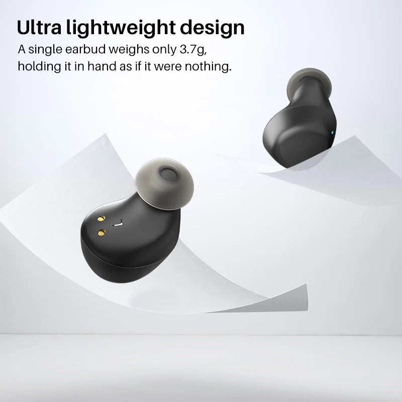 TOZO A1 Wireless Bluetooth Earbuds Small In Ear Headset Earphones Stereo Bass IPX5 Waterproof Microphone