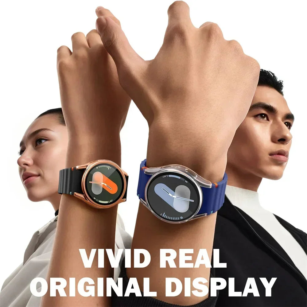 Protector Case For Samsung Galaxy Watch 4 5 6 7 FE 40mm 44mm Cover Coverage TPU Bumper Screen Protection Full 40mm Accessories