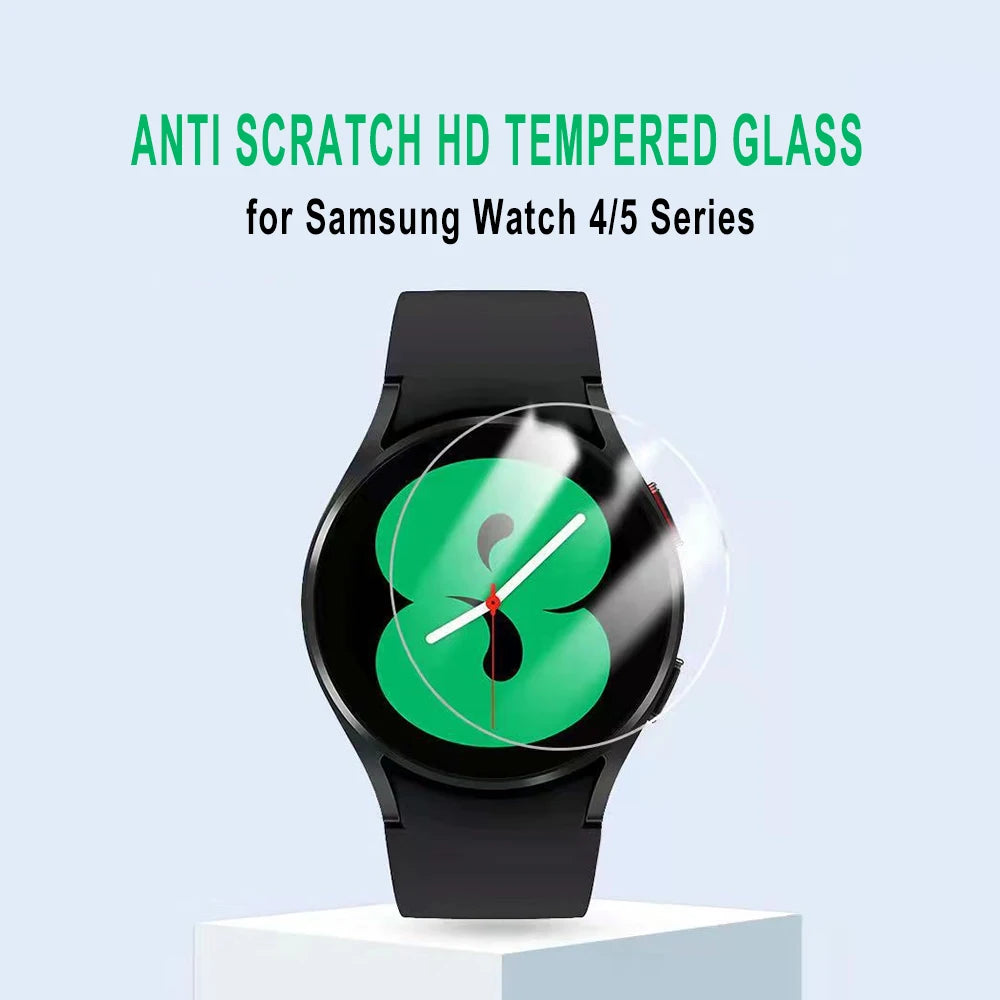 3 Pcs Tempered Glass for Samsung Galaxy Watch 7 Ultra 6 5 4 40 44mm Screen Protector Film for Watch 6 4 Classic 47 46 5 Pro 45mm