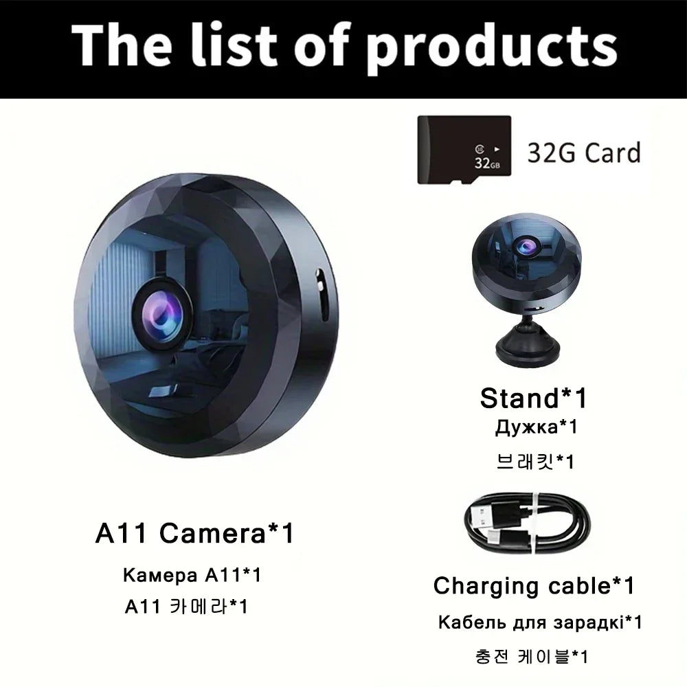 Xiaomi Mini WiFi Camera HD Wireless Remote Intelligent Security Camera Night Version Voice Video Surveillance Camcorder For Home