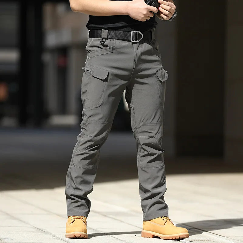 Men City Casual Tactical Hiking Cargo Waterproof Pants