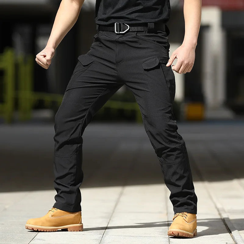 Men City Casual Tactical Hiking Cargo Waterproof Pants