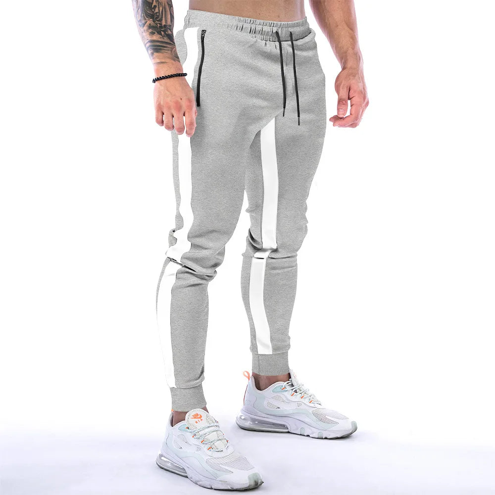 2024 New Casual Sports Running Workout Jogging Long Pants Gym Sport Trousers For Men Jogger Sweatpants