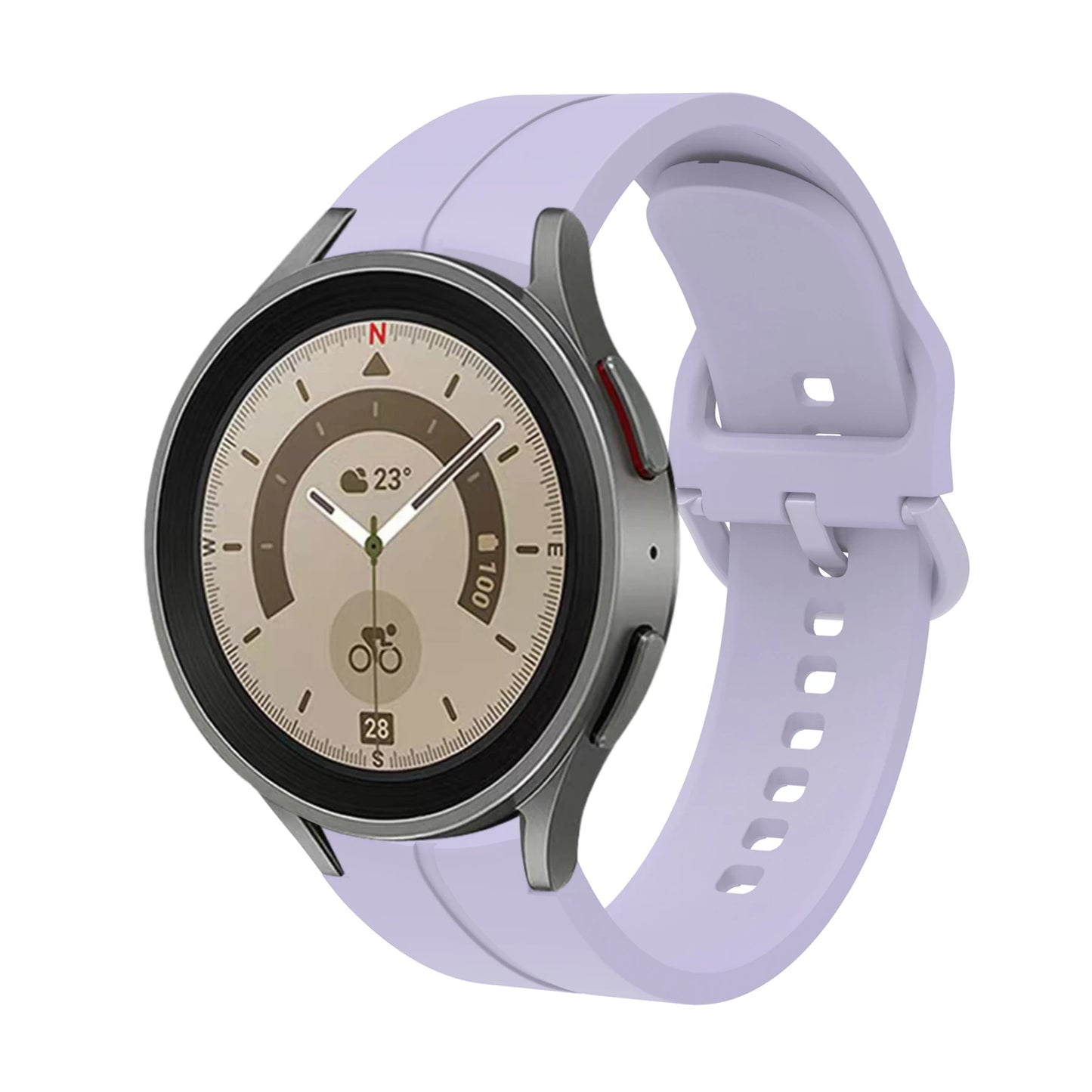 Silicone strap For Samsung Galaxy watch 7 6 5 4 40mm 44mm 45mm Original replacement band For Watch 6 4 Classic 43mm 47mm 46mm