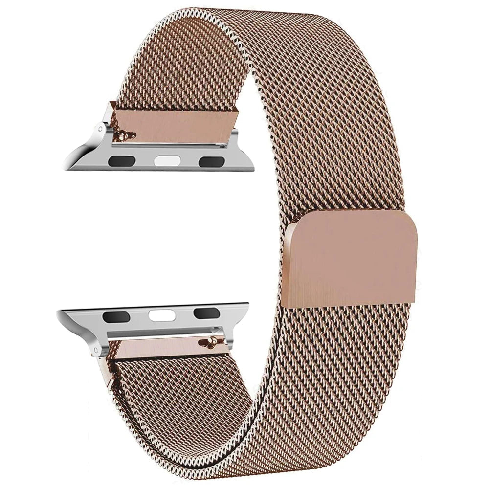 Milanese band For Apple Watch Straps 45mm 44mm 46mm 40mm 49mm 41mm 42mm 38 Bracelet iwatch Series 6 5 SE 7 8 9 10 Ultra 2 Strap