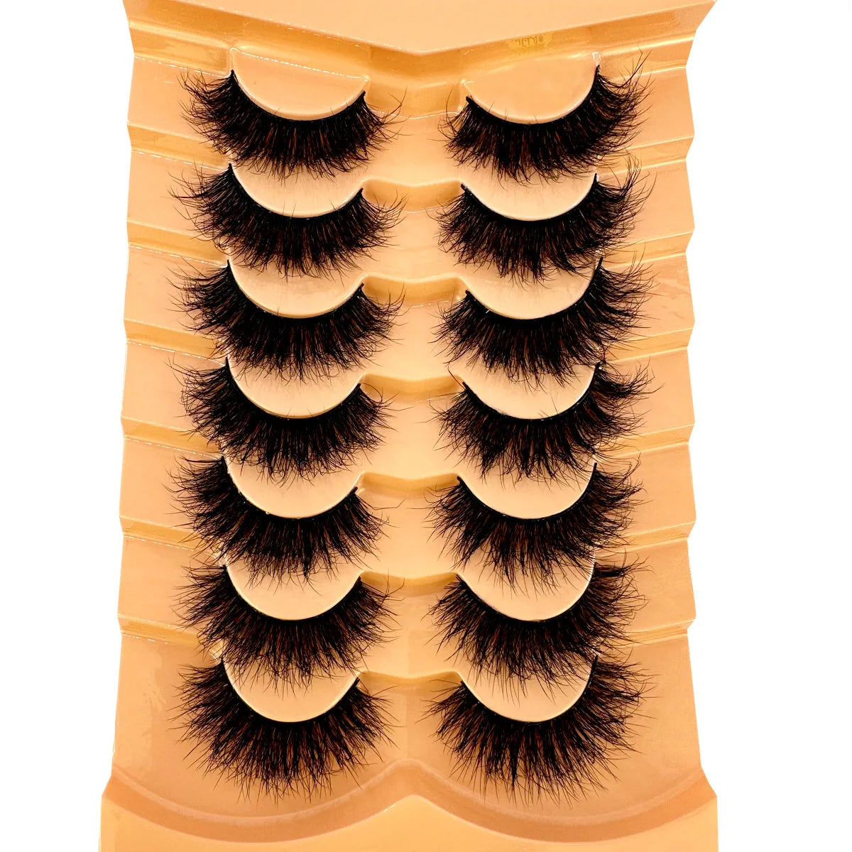 NEW 7pairs Fake Eyelashes Thick Long False Eyelashes Dramatic Lashes 3D Faux Mink Eyelashes Wholesale Full Strip Lashes Makeup
