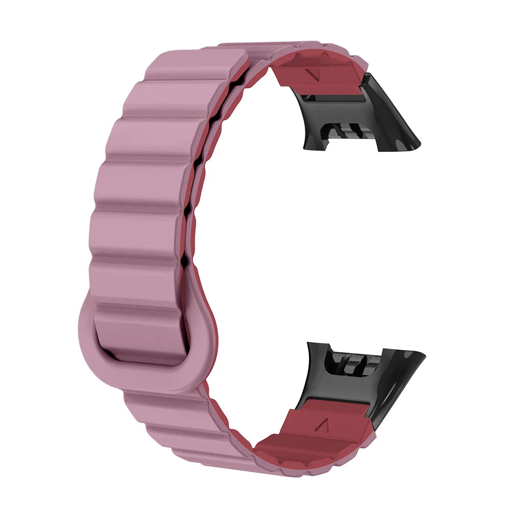 Watch Strap For XIaoMi Smart Watch Band 7 Pro Magnetic Silicone Soft Quick Release Lightweight Two-colors Head Clasp Man Woman
