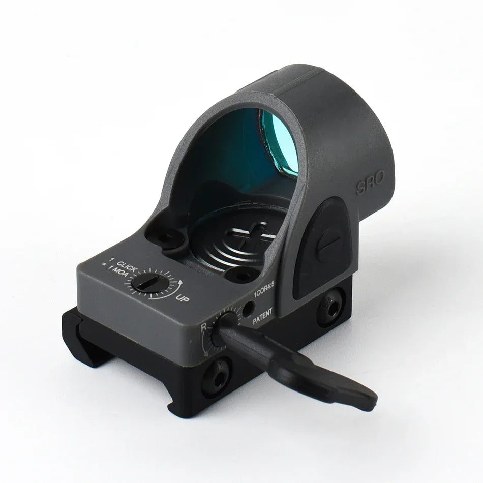 Mini SRO Red Dot Sight RMR Tactical Reflection Pistol Rifle Scope Reflex Optical Airsoft Sight Fit 20mm Weaver Rail