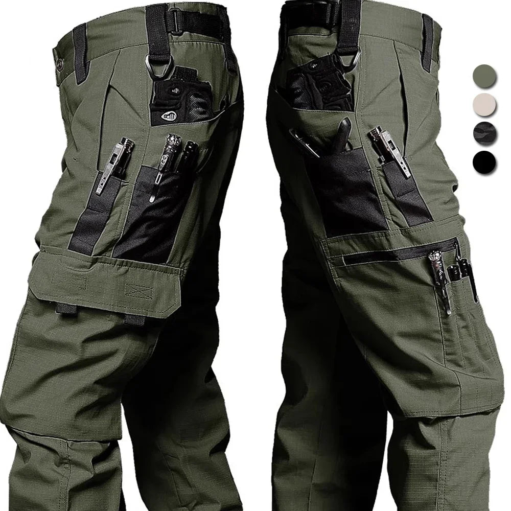New Military Pants for Men Tactical Cargo Pants Big Multi-pocket Waterproof Ripstop Army Combat Training Trousers Brand Joggers