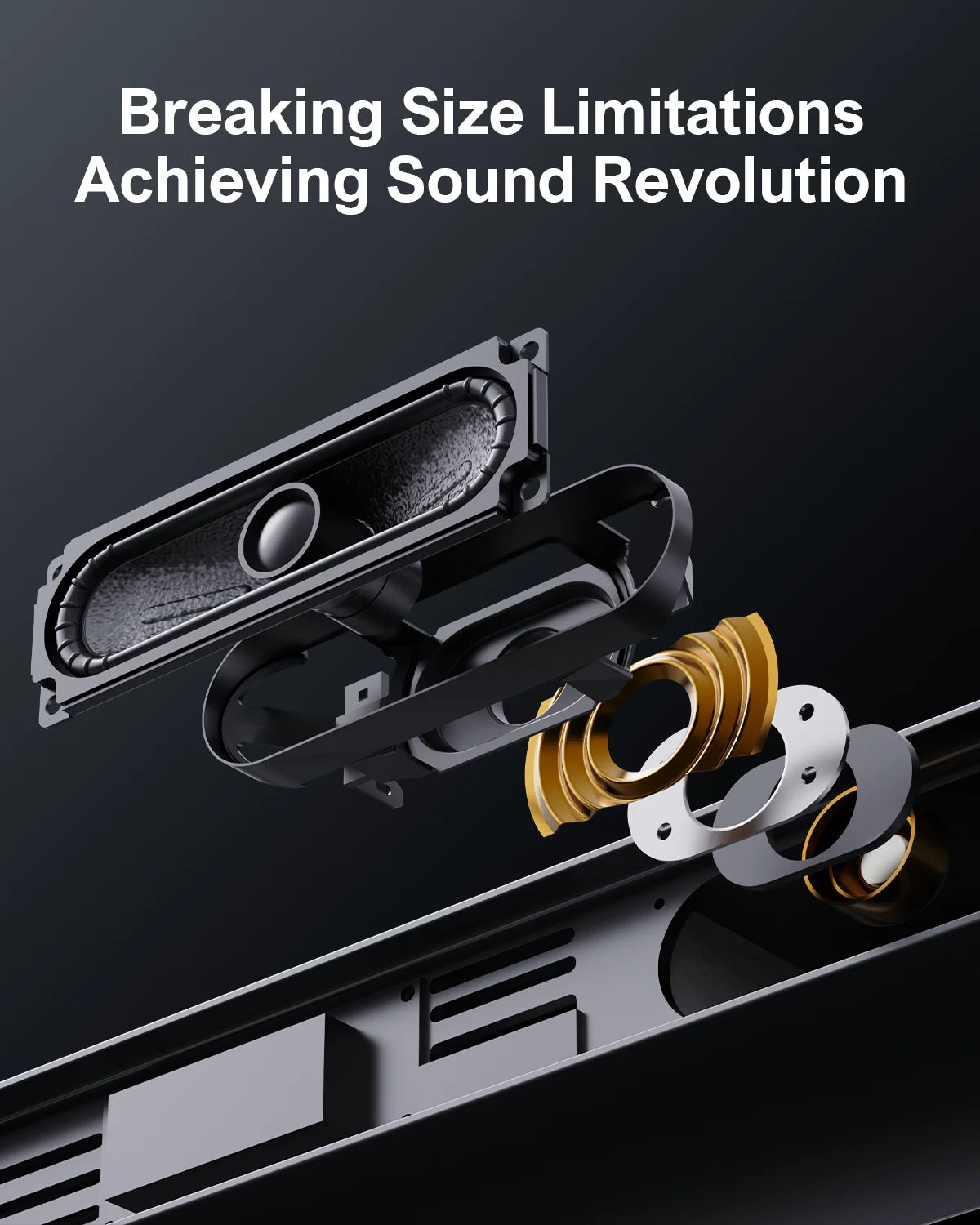 ULTIMEA Sound Bars for TV with Subwoofer, Dolby Atmos, Bluetooth 5.3 TV Soundbar Surround Sound System for TV Speakers