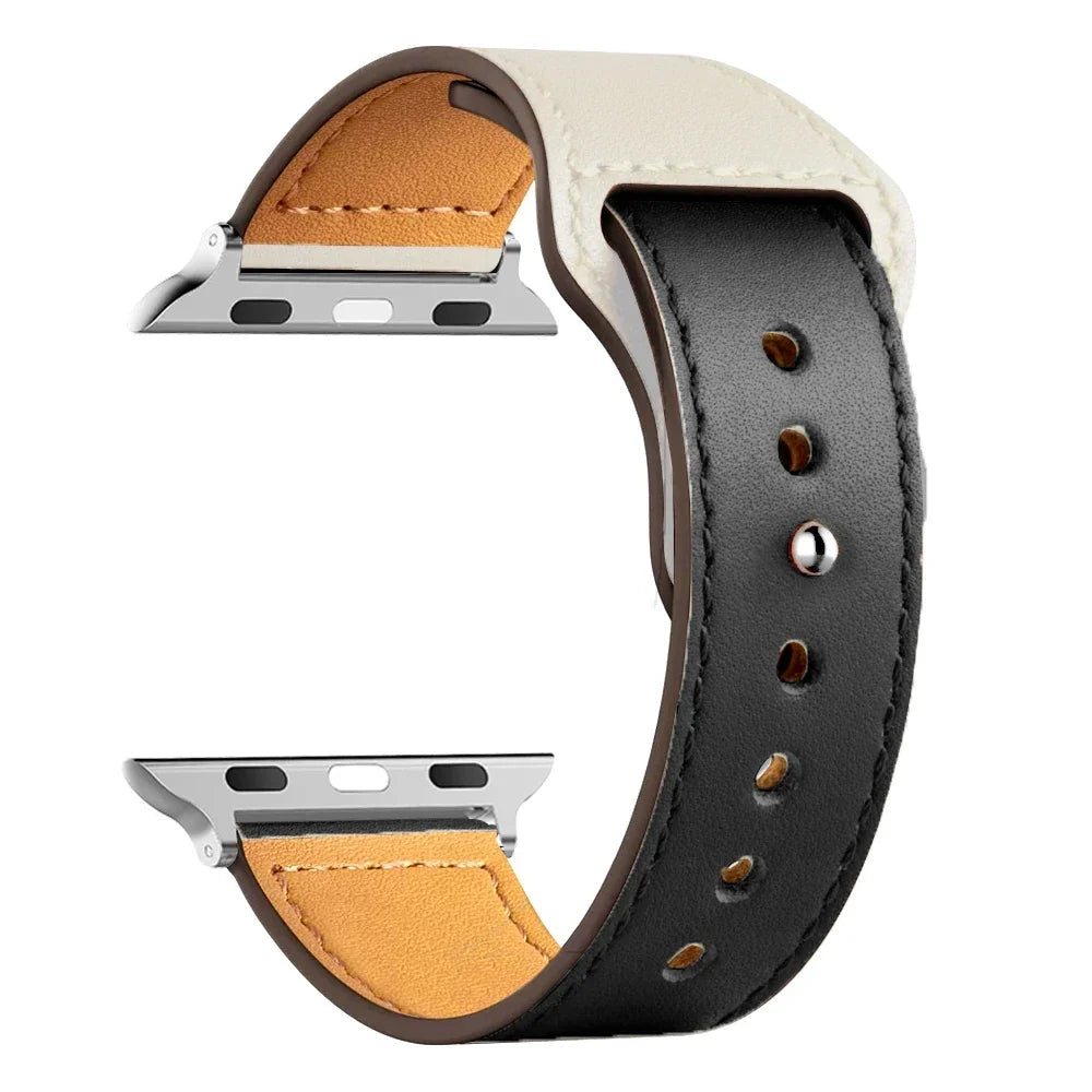 Leather Bands For Apple watch strap Ultra 49mm 46MM 44mm 40mm 38mm/42mm sport bracelet iWatch series 10 9 8 7 3 5 6 se 41mm/45mm