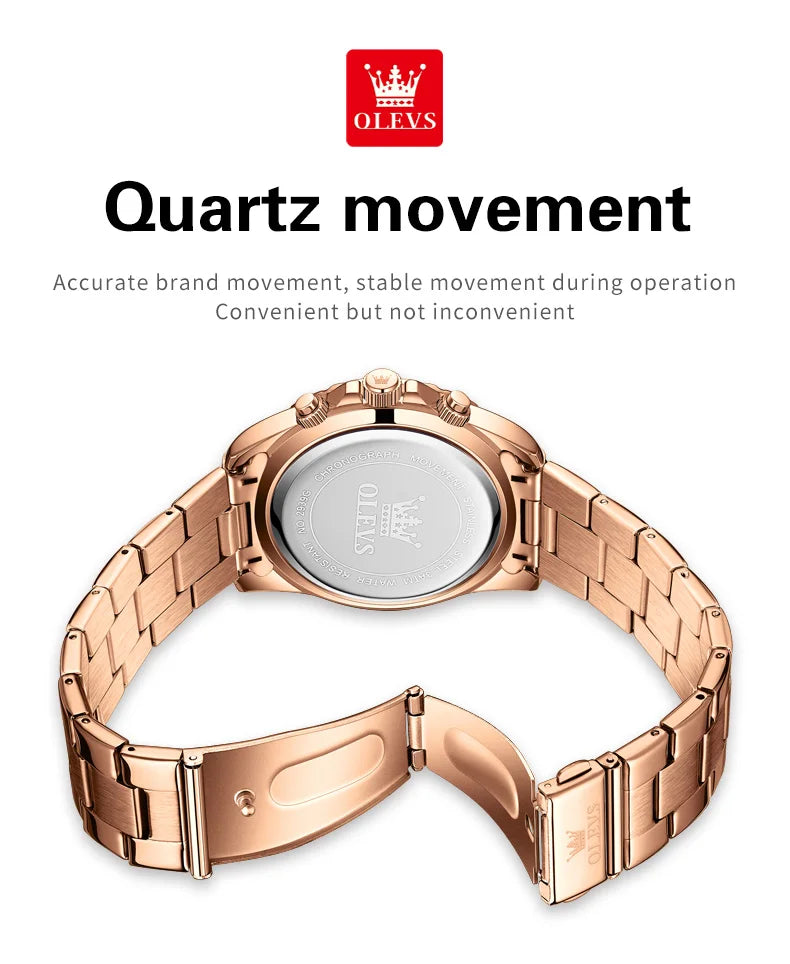 Watch for Men OLEVS Rainbow Gemstone Bezel Business Luxury Top Brand Quartz Watches Waterproof Sports Watches reloj hombre