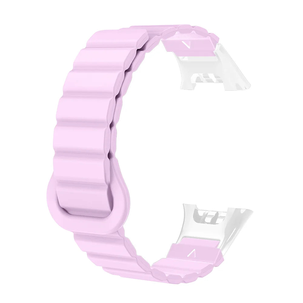 Watch Strap For XIaoMi Smart Watch Band 7 Pro Magnetic Silicone Soft Quick Release Lightweight Two-colors Head Clasp Man Woman
