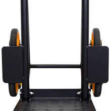 Mount-It! Stair Climber Hand Truck and Dolly, 330 Lb Capacity Heavy-Duty Trolley Cart with Telescoping Handle and Rubber Wheels