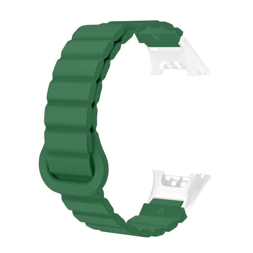 Watch Strap For XIaoMi Smart Watch Band 7 Pro Magnetic Silicone Soft Quick Release Lightweight Two-colors Head Clasp Man Woman