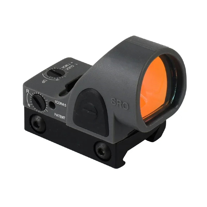 Mini SRO Red Dot Sight RMR Tactical Reflection Pistol Rifle Scope Reflex Optical Airsoft Sight Fit 20mm Weaver Rail