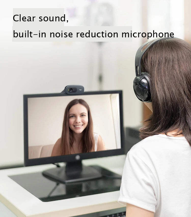 Logitech C270/C270i HD Video 720P Web Built-in Micphone USB2.0 Computer Camera USB 2.0 logitech Webcam 100% Original New