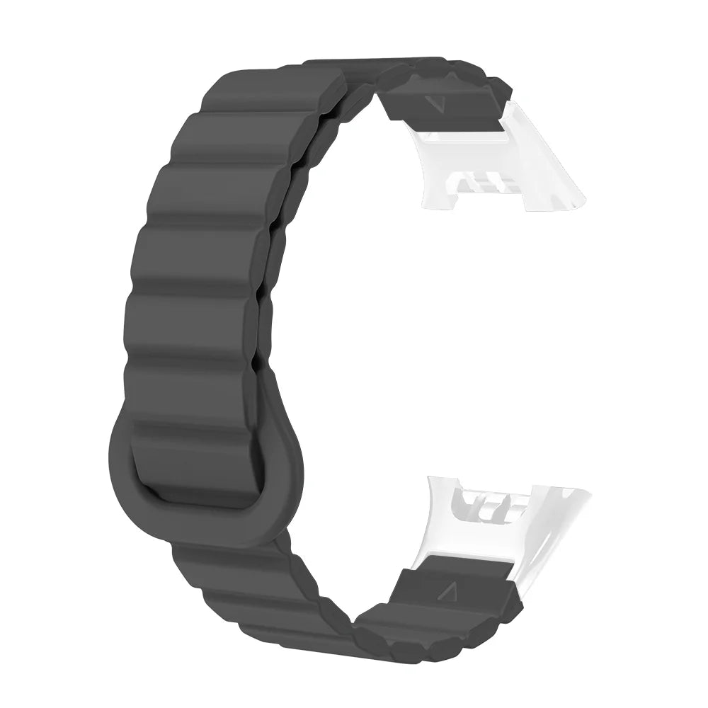 Watch Strap For XIaoMi Smart Watch Band 7 Pro Magnetic Silicone Soft Quick Release Lightweight Two-colors Head Clasp Man Woman